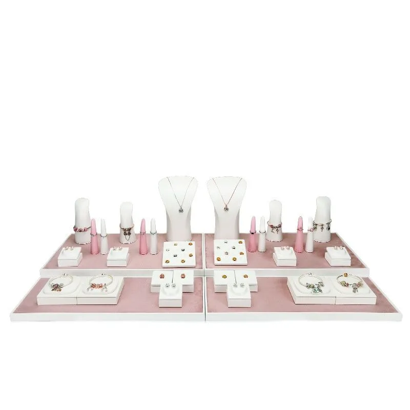 Jewelry Display Stand Set Shooting Stall Props Necklace Bracelet Display Table Paint Jewelry Display Table