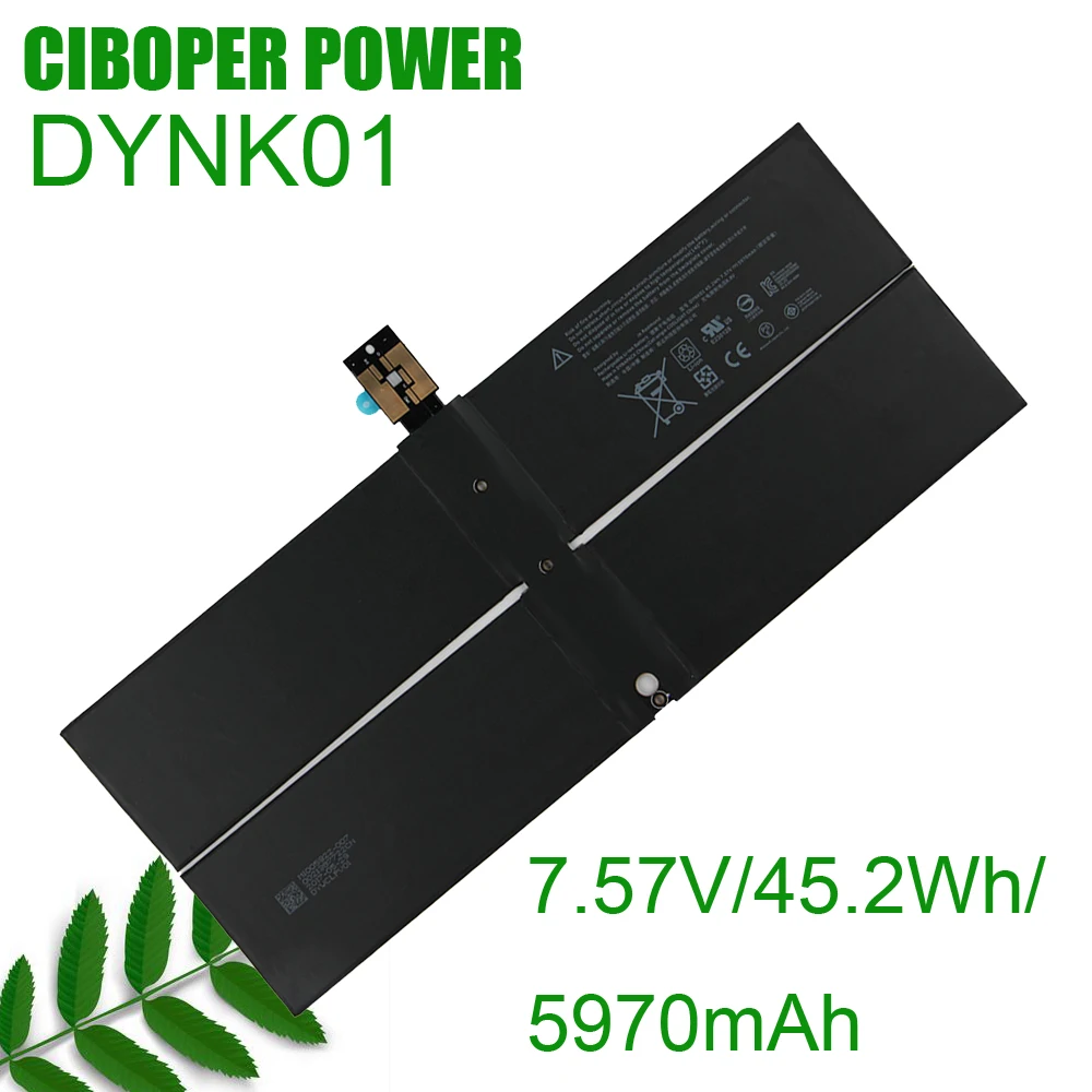 CP Laptop Battery G3HTA036H DYNK01 7.57V/45.2Wh/5970mAh For Surface Book 13.5 Inch 1769 1782 2-LQL-00015 LQN-00004 DAG-00123