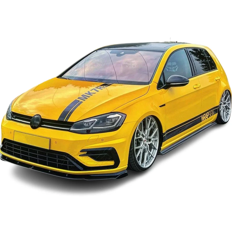 

Sport Racing Body Side Waist Line With Hood Stripe Stickers Wrap Vinyl Film Overlay Decal Accessories for VW Golf 7 MK 7