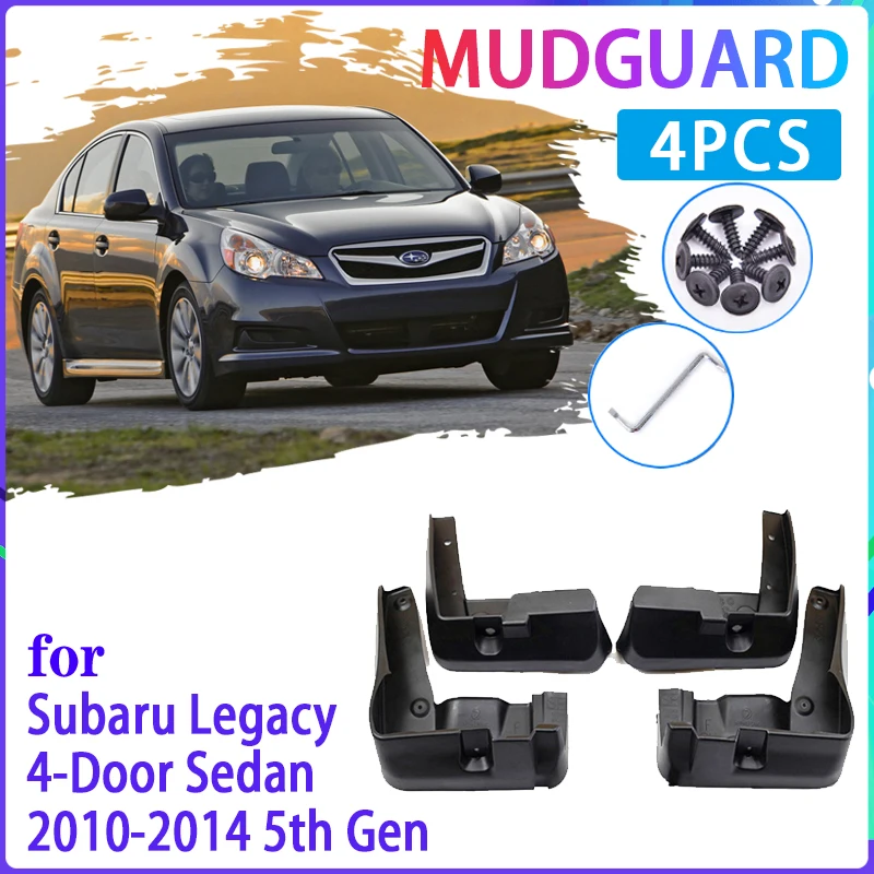 

4 PCS Car Mud Flaps for Subaru Legacy Sedan 2010 2011 2012 2013 2014 Mudguard Splash Guards Fender Mudflaps Auto Accessories