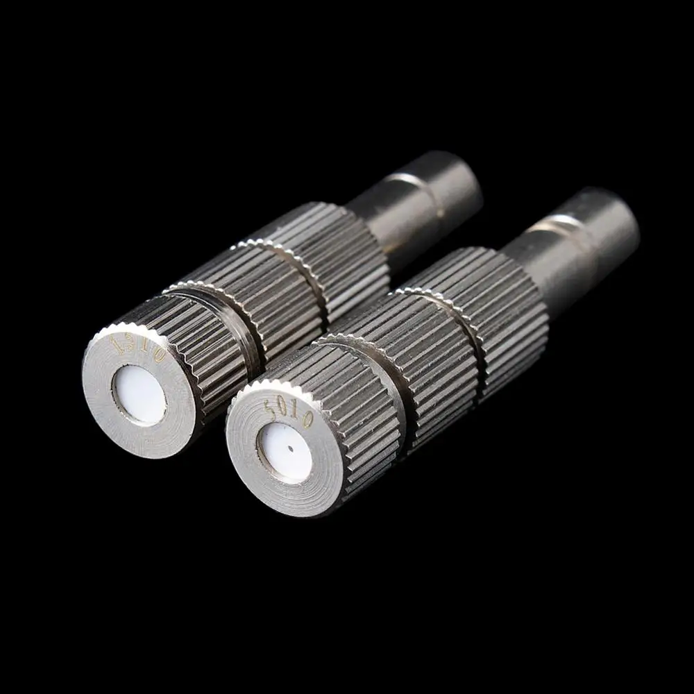 

3 Pcs 0.1mm 0.15mm Copper 6mm Atomizing nozzle with Filter Inside Landscaping Cooling Dust removal Disinfection Misting Sprayer