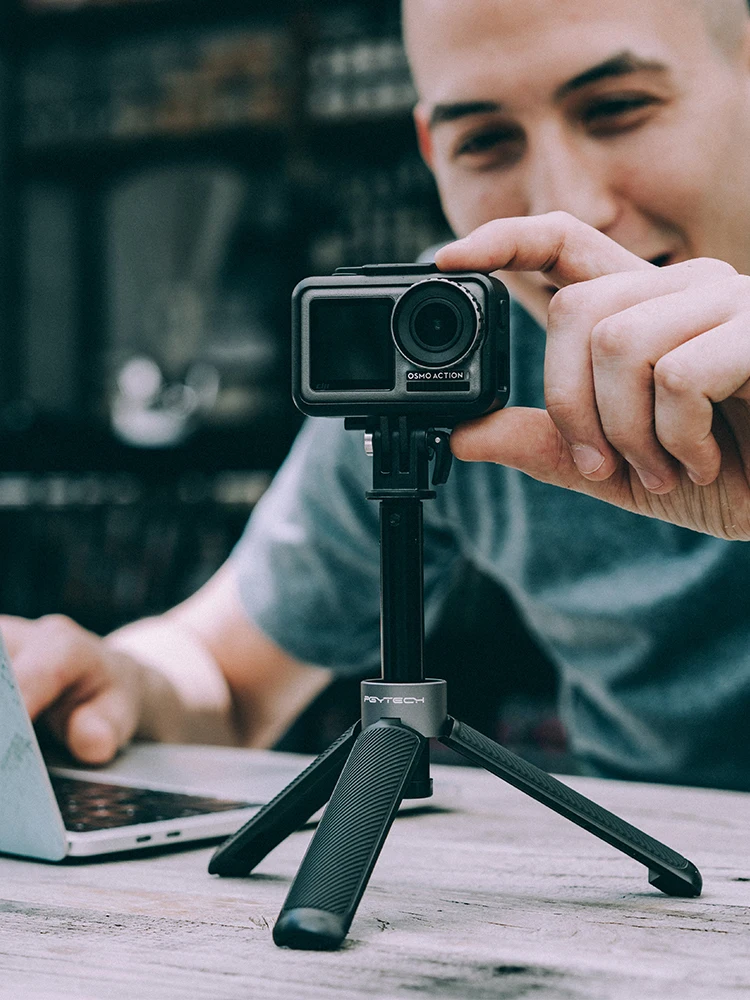 PGYTECH-Tripé Extensão Pólo, Selfie Stick para GoPro Hero 11, 10, 9, 8, 7, Insta360, DJI POCKET 3,