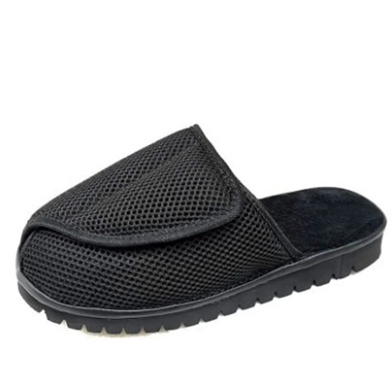 Diabetes Gezwollen Schoenen Plus Brede Vet Zomer Mannen En Vrouwen Sandalen Gewond Voeten Vervorming Verstelbare Hallux Valgus Slippers