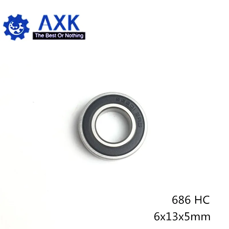 686 Hybrid Ceramic Bearing 6*13*5 mm ABEC-1 ( 1 PC) Industry Motor Spindle 686HC Hybrids Si3N4 Ball Bearings 3NC 686RS