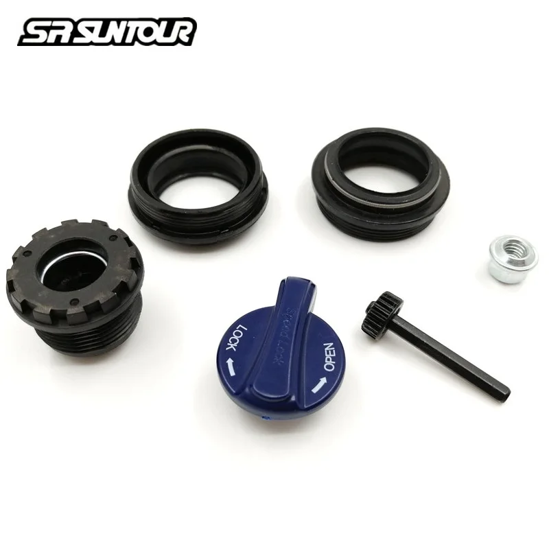 SUNTOUR XCT Front Fork Repair Parts Dust Seal Lock Cover Shoulder Control Base Screw Lever XCT Fork Damping Rod Repair Parts