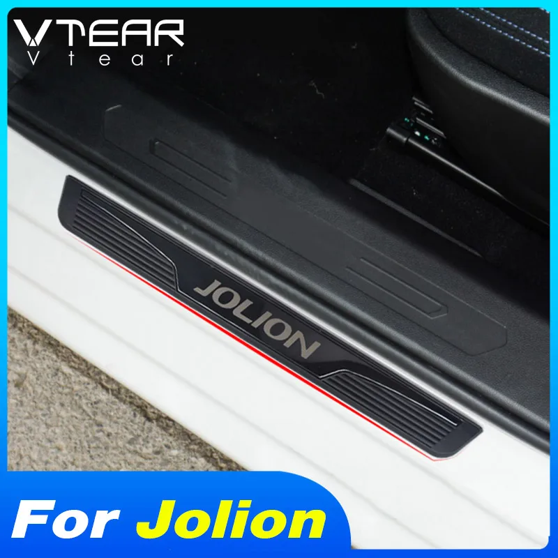 

Vtear Car Door Sill Scuff Plate Protection Cover Threshold Pedal Exterior Car-styling Parts Accessories For Haval Jolion 2023