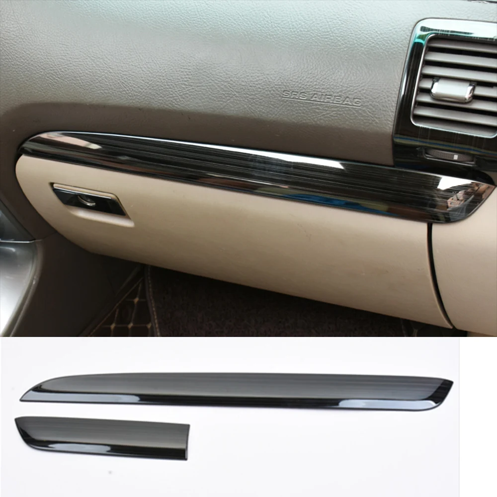 

For Toyota Land Cruiser Prado 120 LHD 2003-2009 Interior Dashboard Middle Panel Center Control Glove Box Cover Sticker Trim