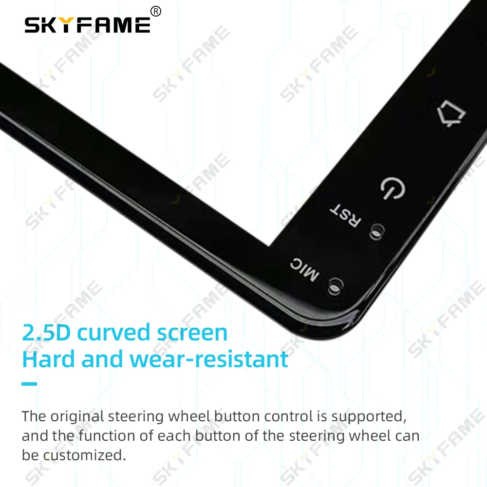 SKYFAME Car Android GT911 Touch Screen For Teyes Topway Xyauto Nowada Fyttek 6.88/7/9/10 Inch 2.5D