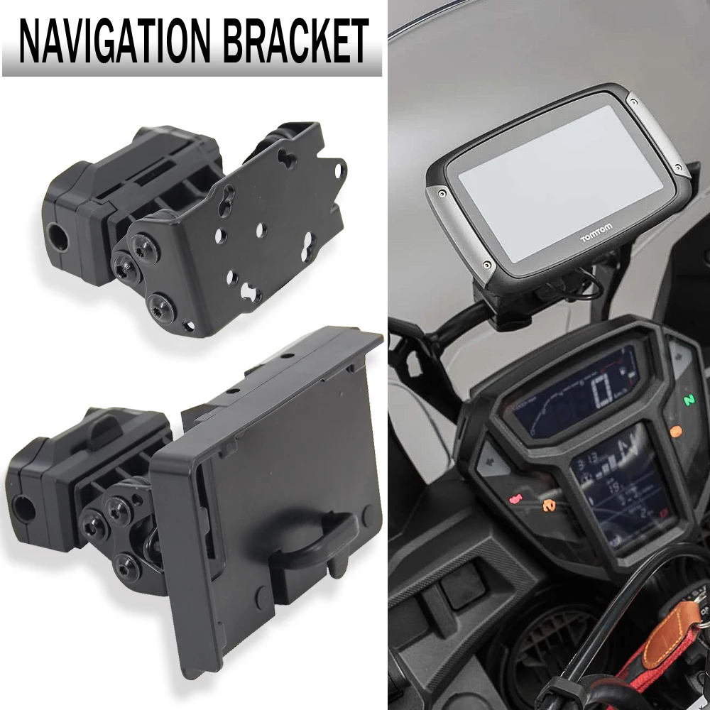 GPS Navigation Bracket For BMW R1200GS For Honda CRF1000L CB500X For Yamaha Tenere700 XT1200Z For Suzuki 1050