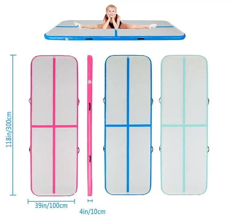 

Inflatable Yoga Mat Air track 3-5m Inflatable Cheap Gymnastics Mattress Gym Tumble Airtrack Floor Tumbling Air Track For Sale ﻿