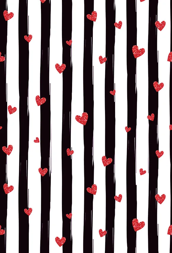 Valentine's photo backgrounds digital vinyl Fotografia red heart photography backdrops for photo studio accessories lv-1211