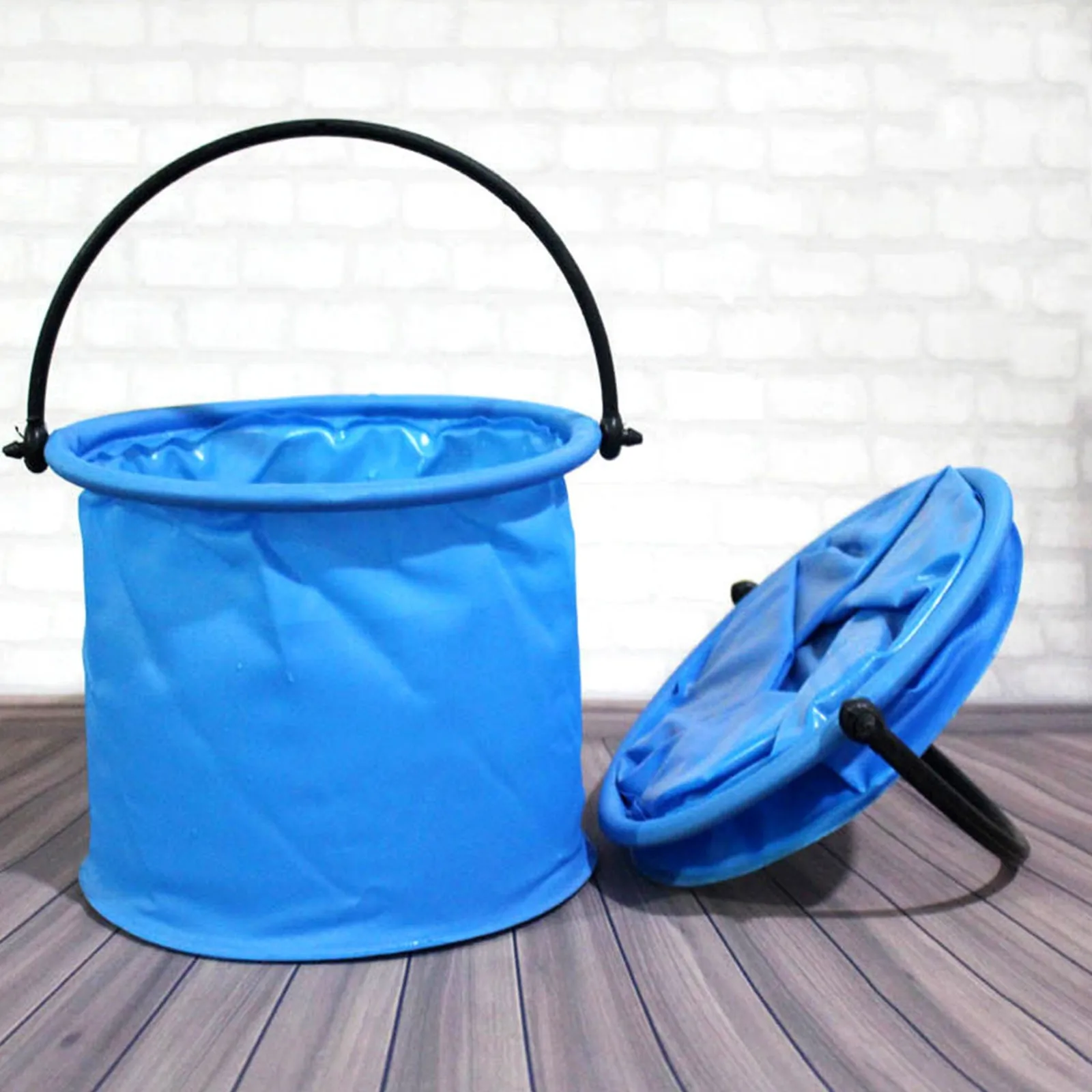 1pcs New Portable Camping Hiking Fishing Bucket Tackle Tools Wholesale Outdoor Fish Tackles Canvas Bag Folding Bucket Barrel