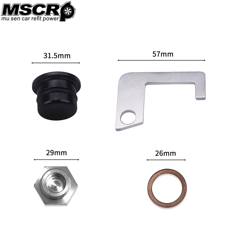 MSCRP-Heater Core Thermostat Plug Kit For Civic Integra K20 K24 Swap EG EK DC2 CRX Si MSCRP-YX02869+YX00770