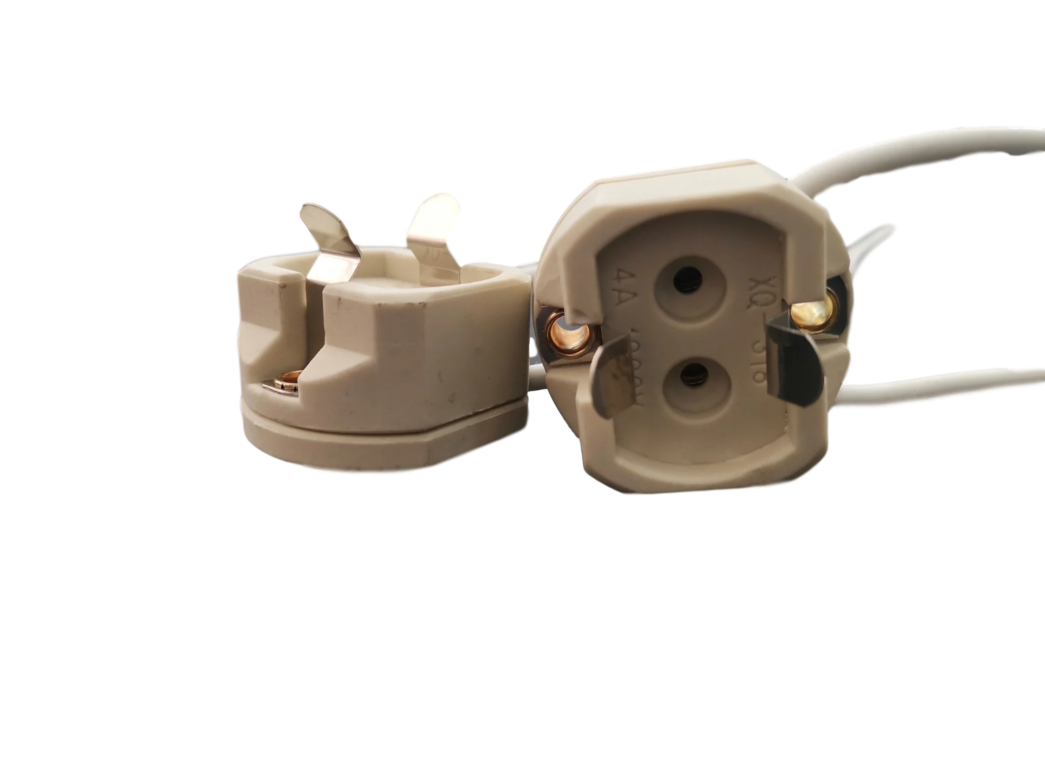Nuevo enchufe de luz G12 750V 4A 1500W 5KV G12 portalámparas porcelana cerámica resistente a altas temperaturas G12 HID LED Socket