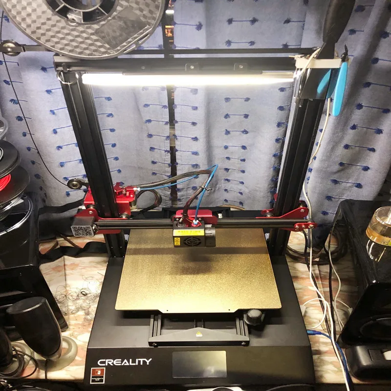 Cama caliente de gran tamaño para cama caliente de CR-10S4/CR-10S5, lámina de acero con revestimiento de energía PEI texturizada de una cara, 410x490/508x508mm