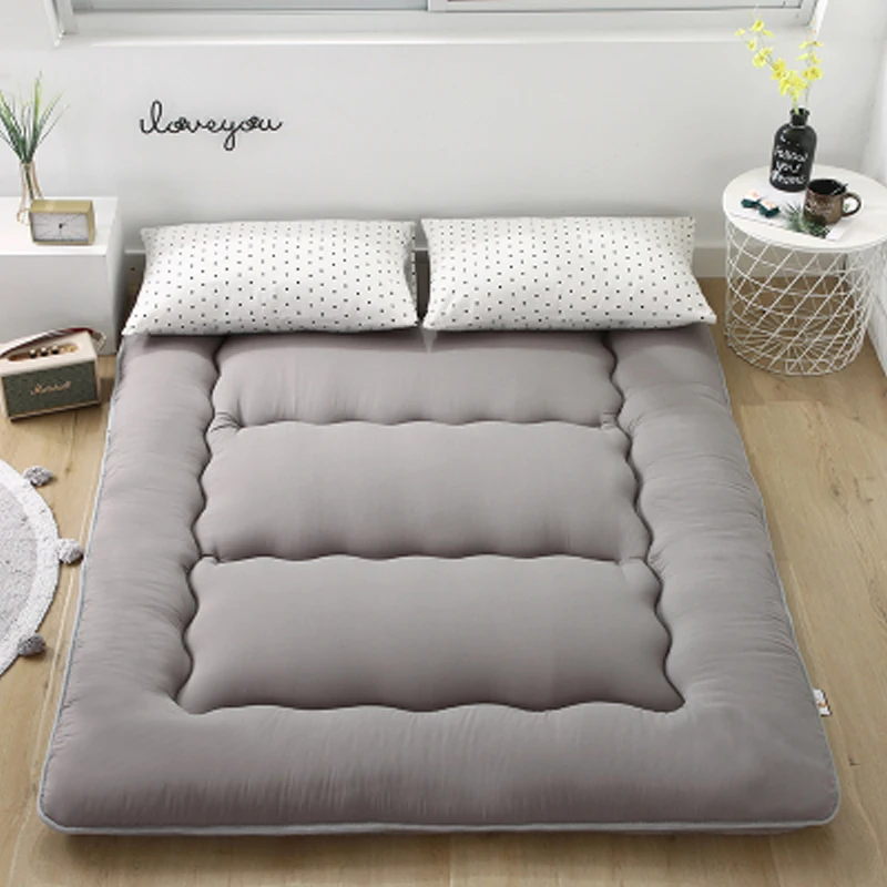 Có Thể Gập Lại 8Cm Tất Nam Sàn Lót Thời Trang Thoải Mái Futon Cho Ký Túc Xá/Nhà Ngủ Trưa Đặc Đơn Đôi Sử Dụng nệm/Giường