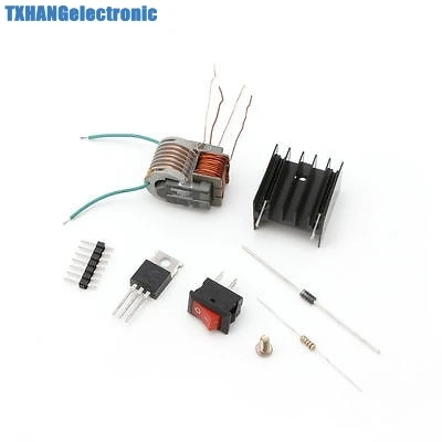 15KV High Frequency Inverter High Voltag Coil Generator Arc Plasma Boost Step-Up Power Module Transformer Electronic Parts Suite