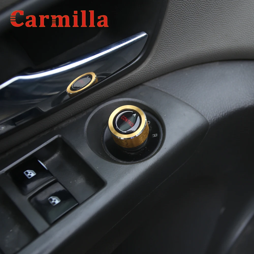 Car Rearview Mirror Adjust Knob Trim Ring Decoration Cover for Opel Astra J GTC OPC Insigni Karl Mokka Zafira Meriva Accessories