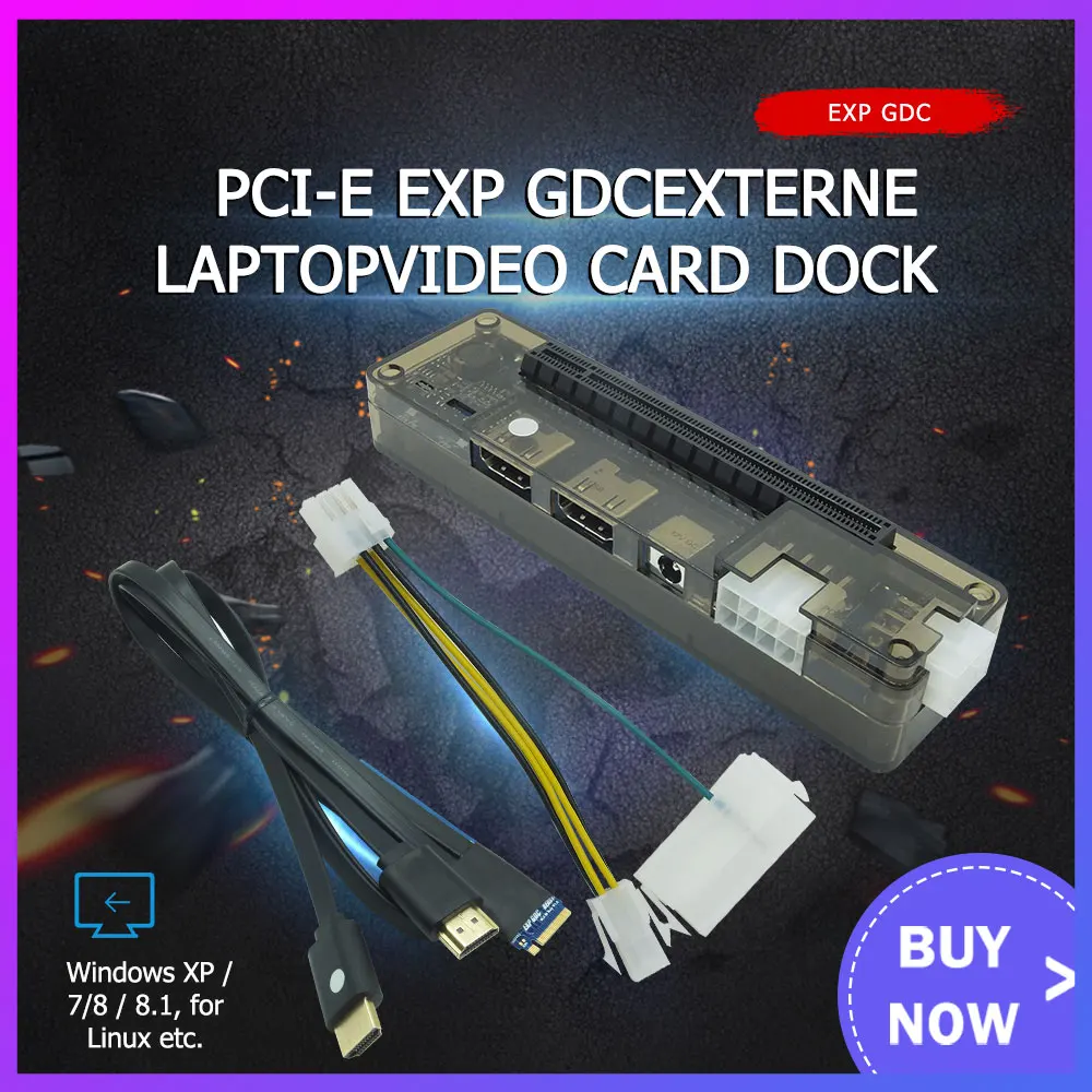 PCI-E EXP GDC External Laptop Video Card Dock Graphics Card Laptop Docking Station M.2M Interface