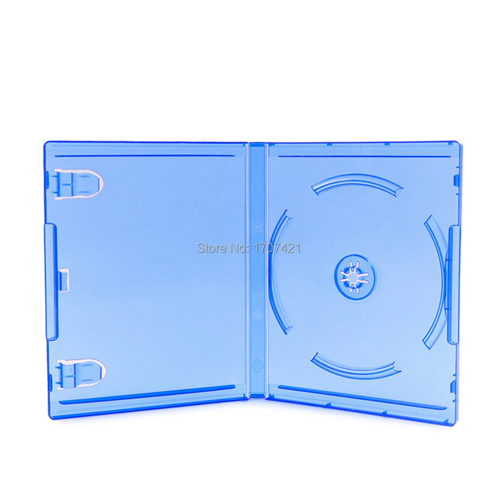 Blue CD Discs Storage Bracket Holder for PS4 Slim Pro Games Disk Cover Case Replacement