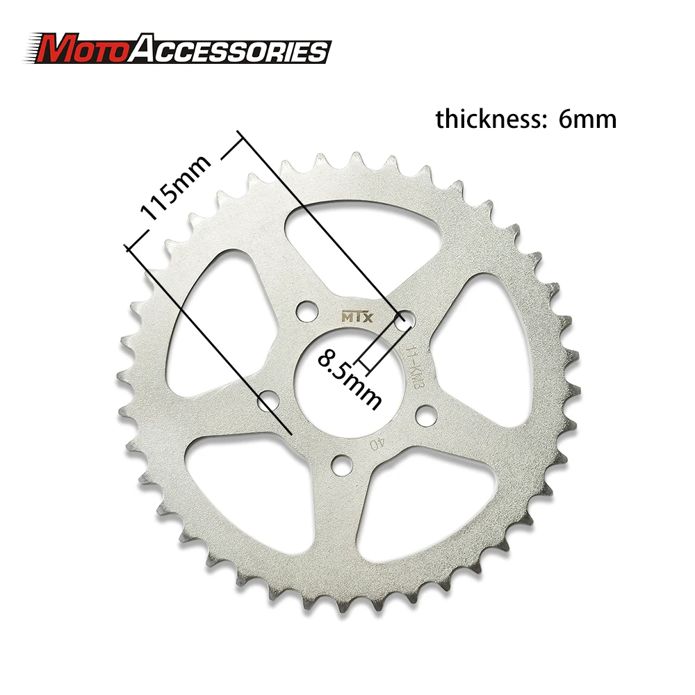 For KTM Off Road 50SX 50SX MINI 2009-2017 Rear Sprockets Motorcycle Chain Sprocket Dirt Pit Bike Motorcycle Accessories