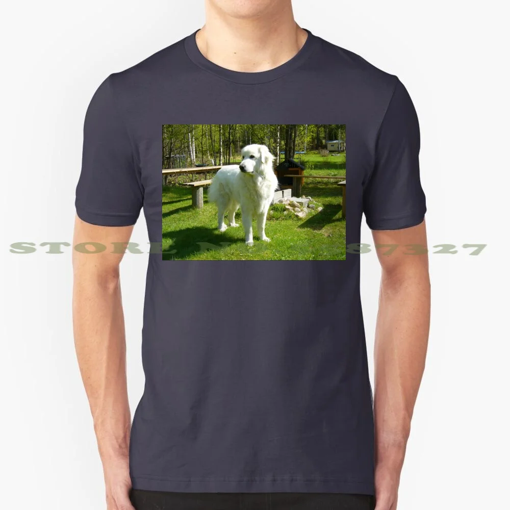 Great Pyrenees Full Second 100% Cotton T-Shirt Pyrenean Mountain Dog Great Pyrenees Mountain Dog Patou Chien Des Pyrénées Chien