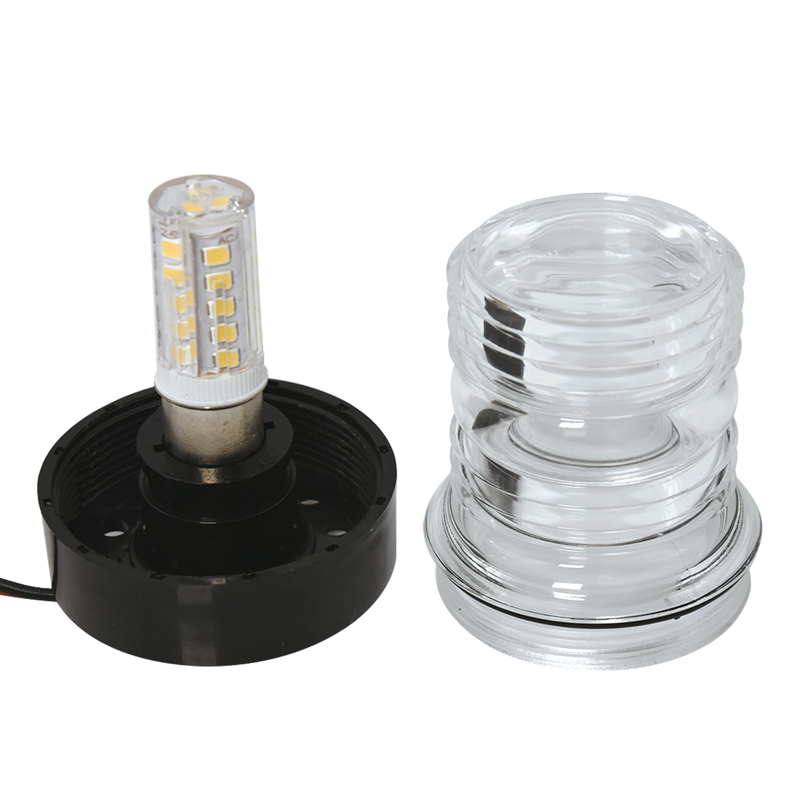 360 Degree All Round Boat Light 12V LED Navigation Anchor Light Waterproof Marine Boat Light 6300k White Yacht Sailing Lamp