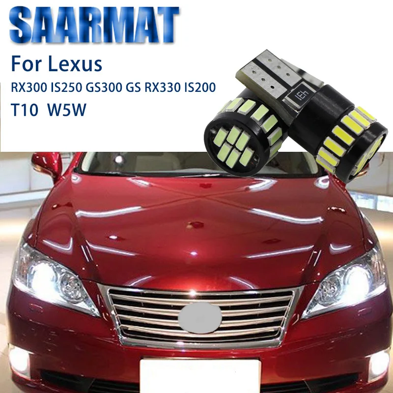 2 pcs led width lights license plate lights reading lights for Lexus RX300 IS250 GS300 RX330 LX470 GX470 LX570 IS200