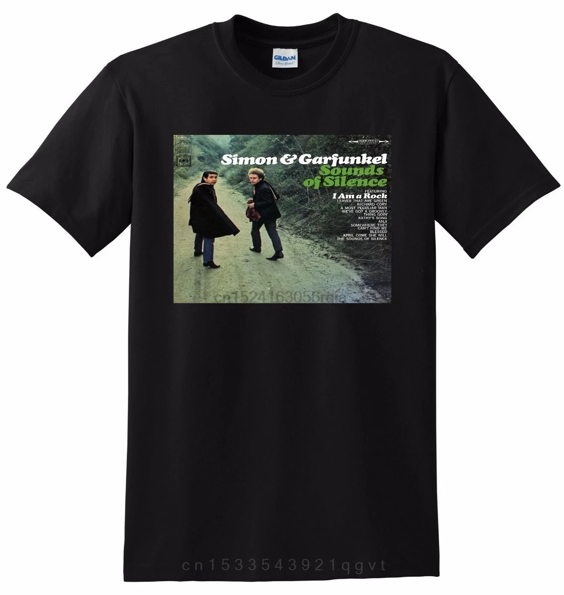 SIMON AND GARFUNKEL T SHIRT sounds of silence SMALL MEDIUM LARGE or XL