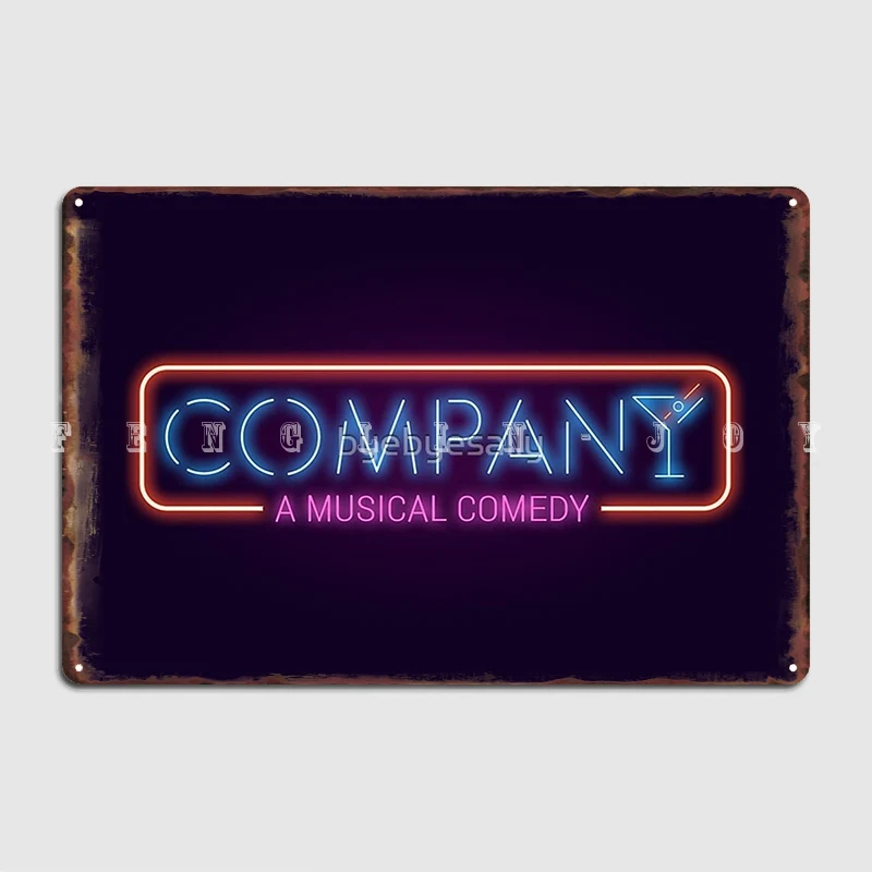 

Company A Musical Comedy Metal Sign Club Party Club Bar Customize Mural Painting Tin Sign Poster