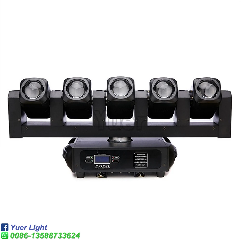 5X40W RGBW Super Beam LED Moving Head Light Disco 6X20W LED Strobe Lights DJ Party Wedding Spot Light Bar Beam Line Projector