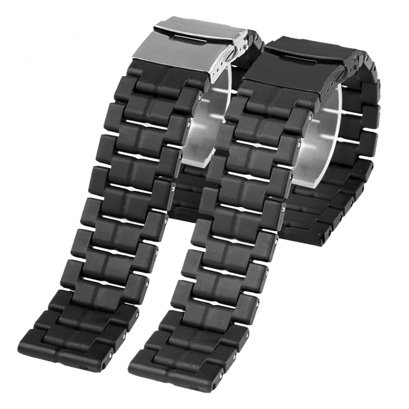 

23 мм дайвинг спортивный ремешок для часов браслет для Luminox 1800 3150 3050 6400 8800 серии Пластик Сталь волокно ремешок раскладывающаяся застежка