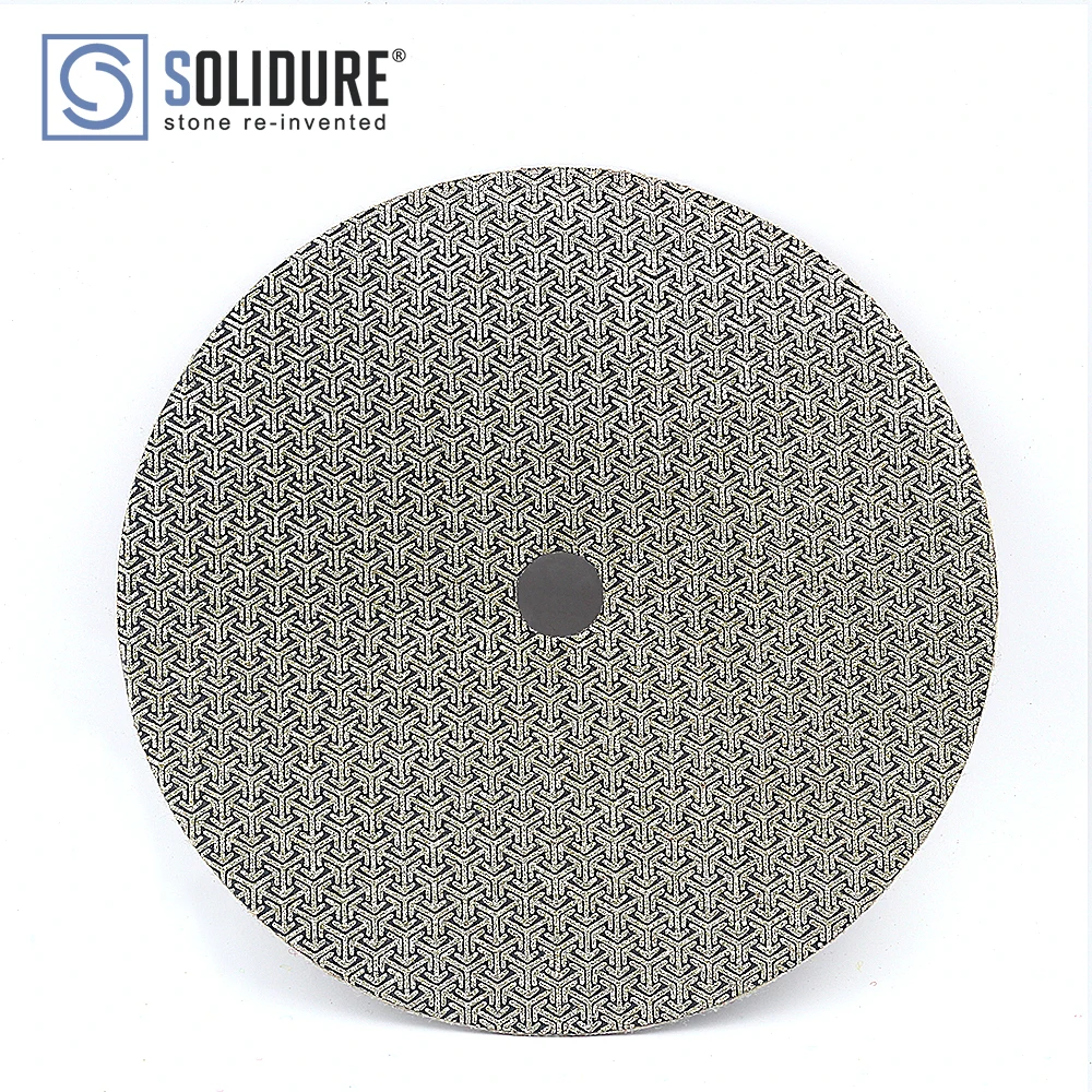 

180mm Diamond Electroplated Polishing Pads 7" Wet Dry Diamond Grit Sandpaper for Glass Concrete Marble Granite Polishing Sanding