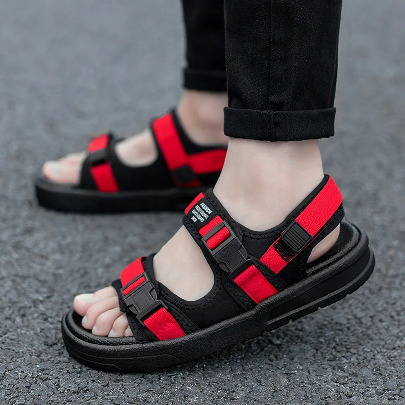 New Men Sandals Non-slip Summer Flip Flops High Quality Outdoor Beach Slippers Casual Shoes Cheap Men\'s shoes Water Shoes