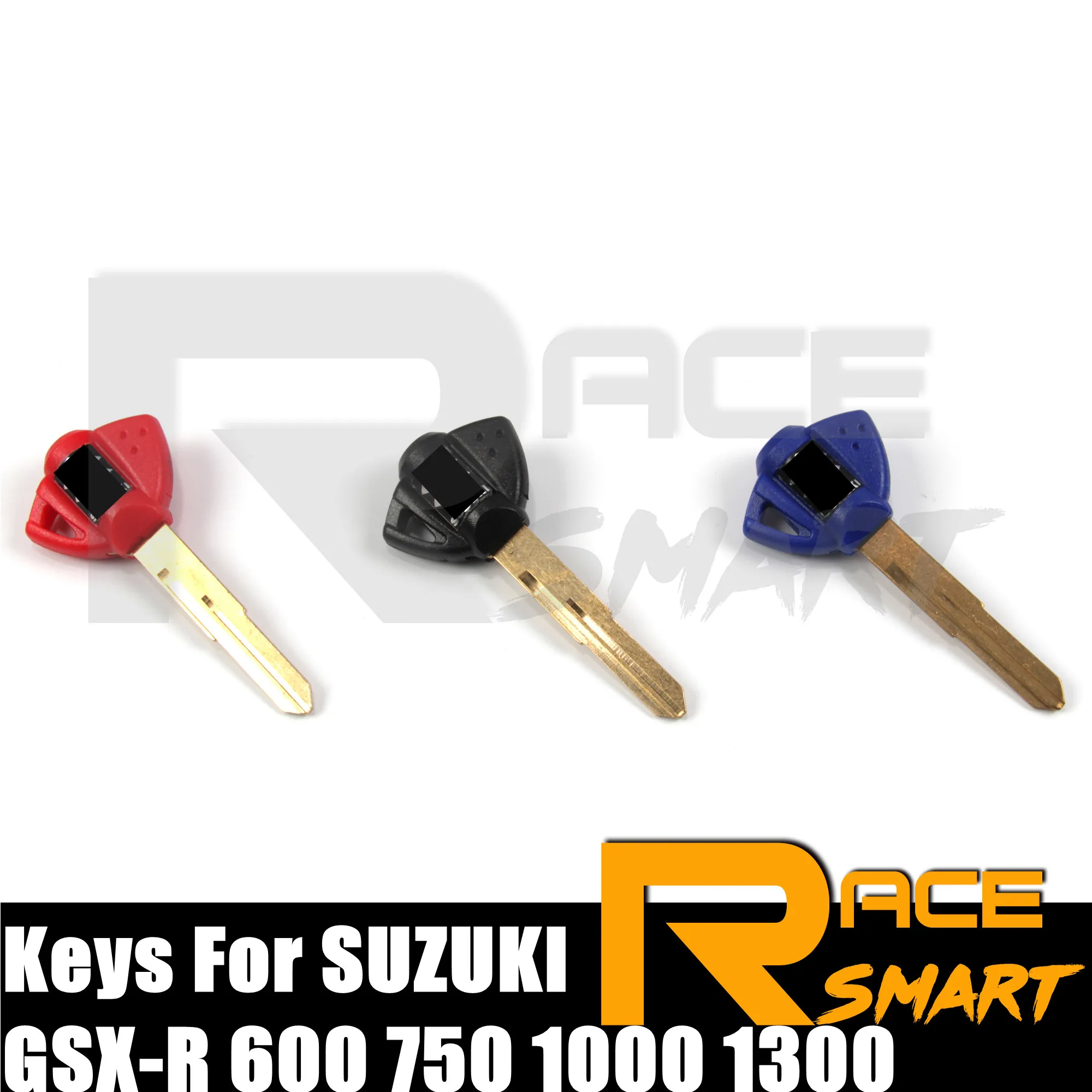 

New Keys GSX-R600 GSX-R750 GSX-R1000 GSX-R1300 Motorcycle Uncut Blank Key For SUZUKI GSXR 600 750 1000 1300 Brutale Blade Keys