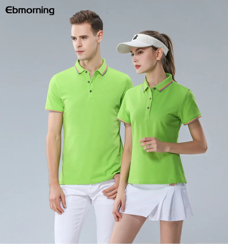 

Men's Polo Shirt Lady's Short Sleeve shirt Workwear Polo Shirt Multicolor optional 80% cotton 20% imitation silk Free shipping