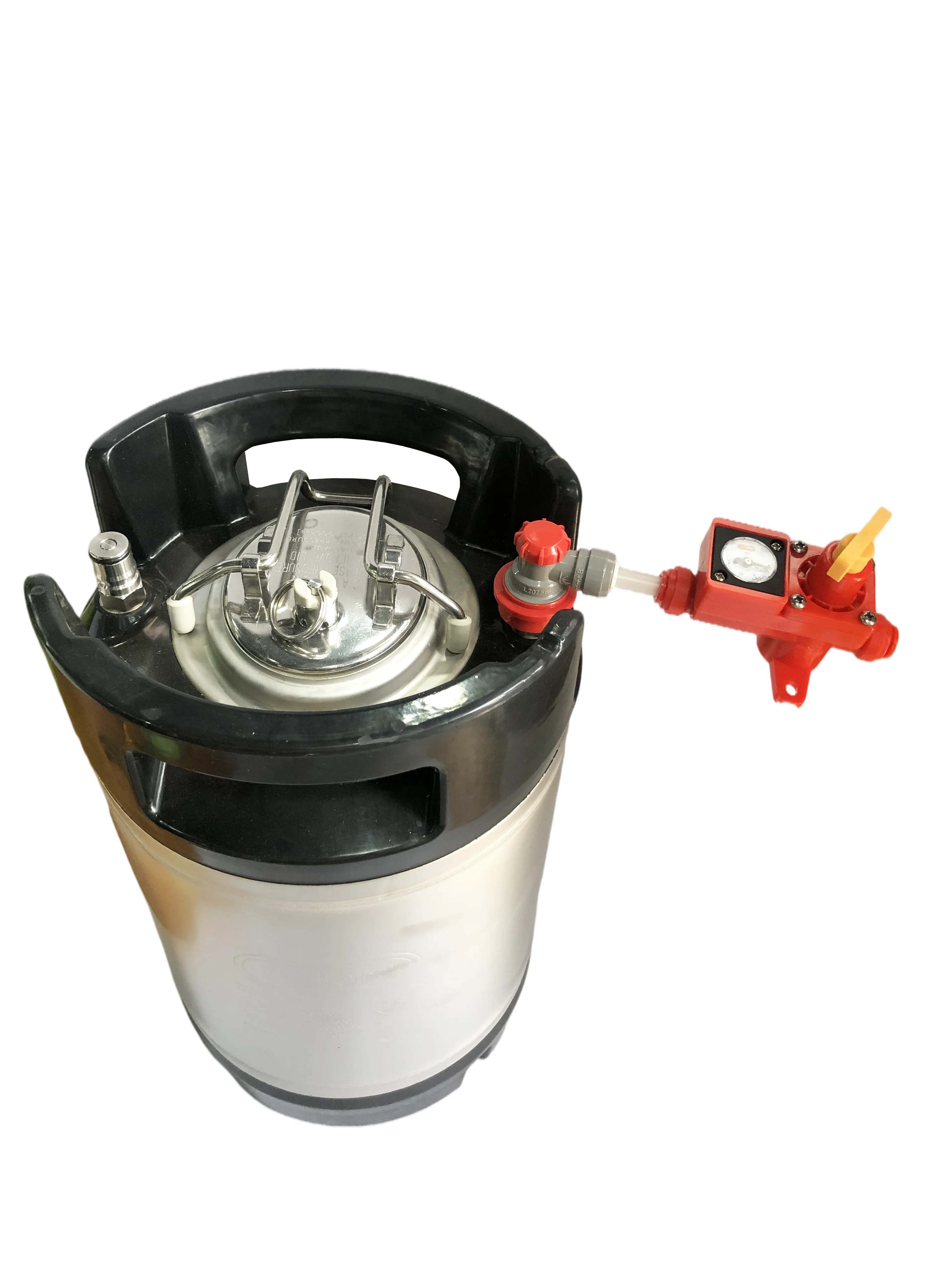 KEGLAND DUOTIGHT - BLOWTIE 2 SPUNDING VALVE /PRESSURE RELIEF WITH INTEGRATED GAUGE 0-15PSI