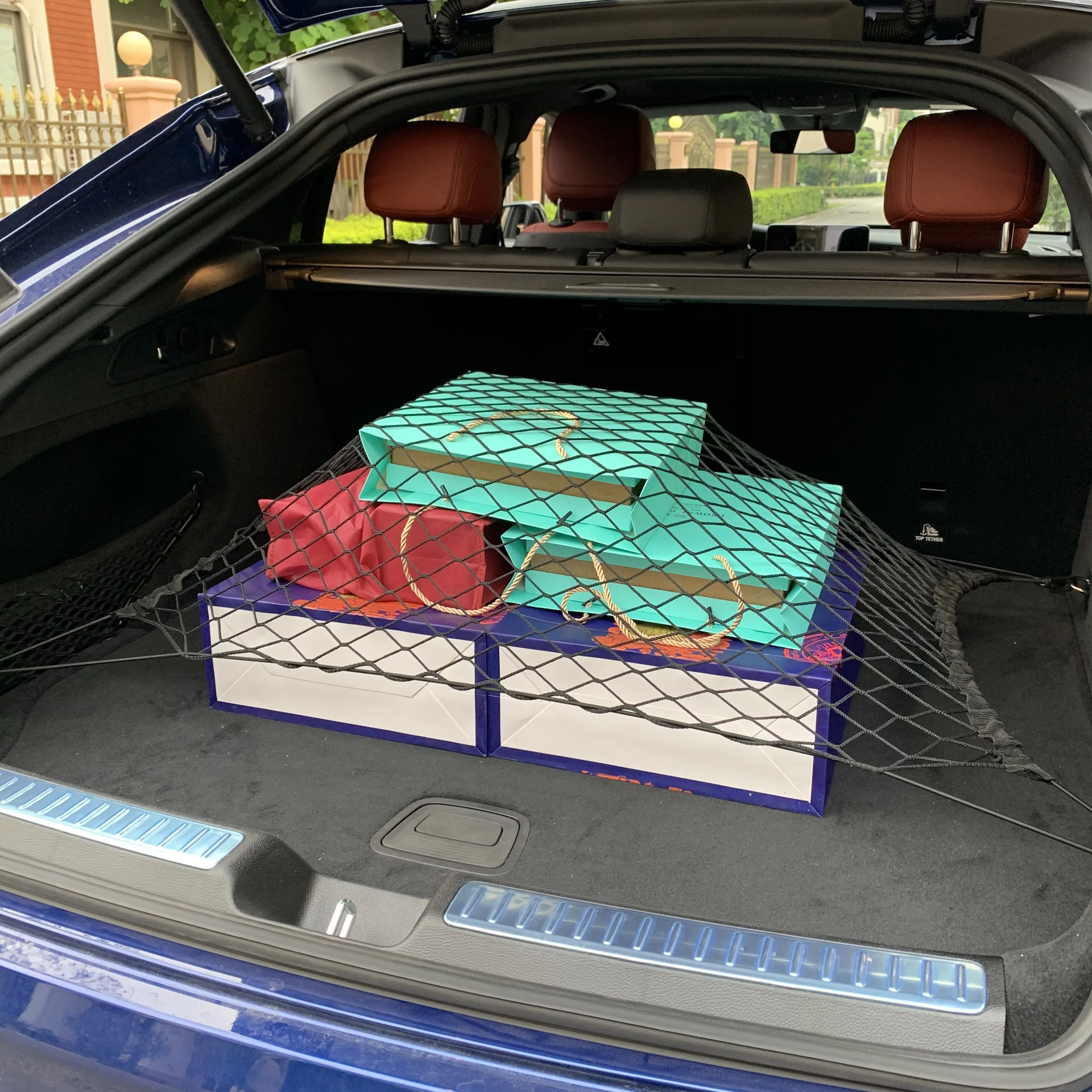 Car Rear Cargo Trunk Storage Organizer Net For Porsche 911 918 Cayenne Macan Panamera Cayman Carrera Boxster