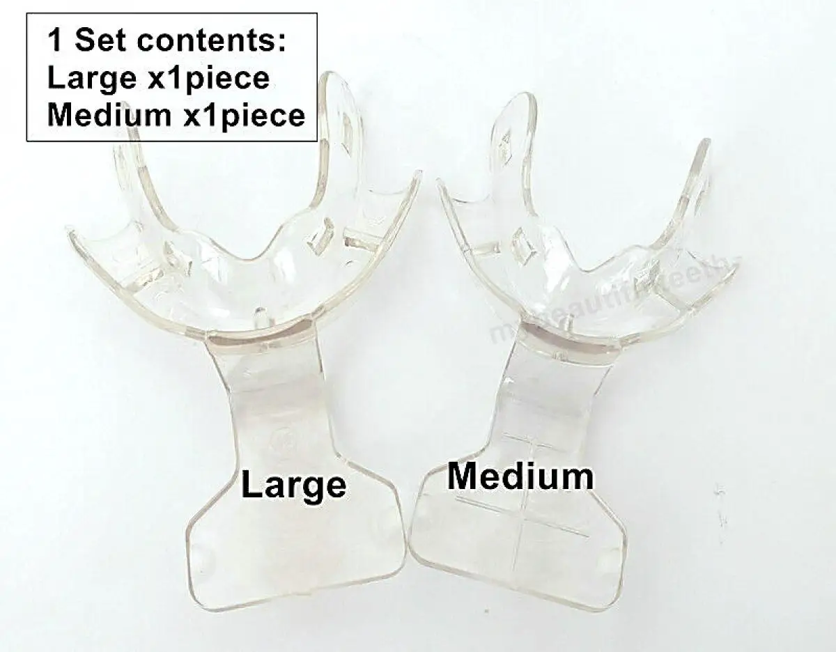 1Set Dental Centric Tray Edentulous Impression Bite Registration Trays FCB Tray Frame Cut UTS Facebow Mounting Articulator