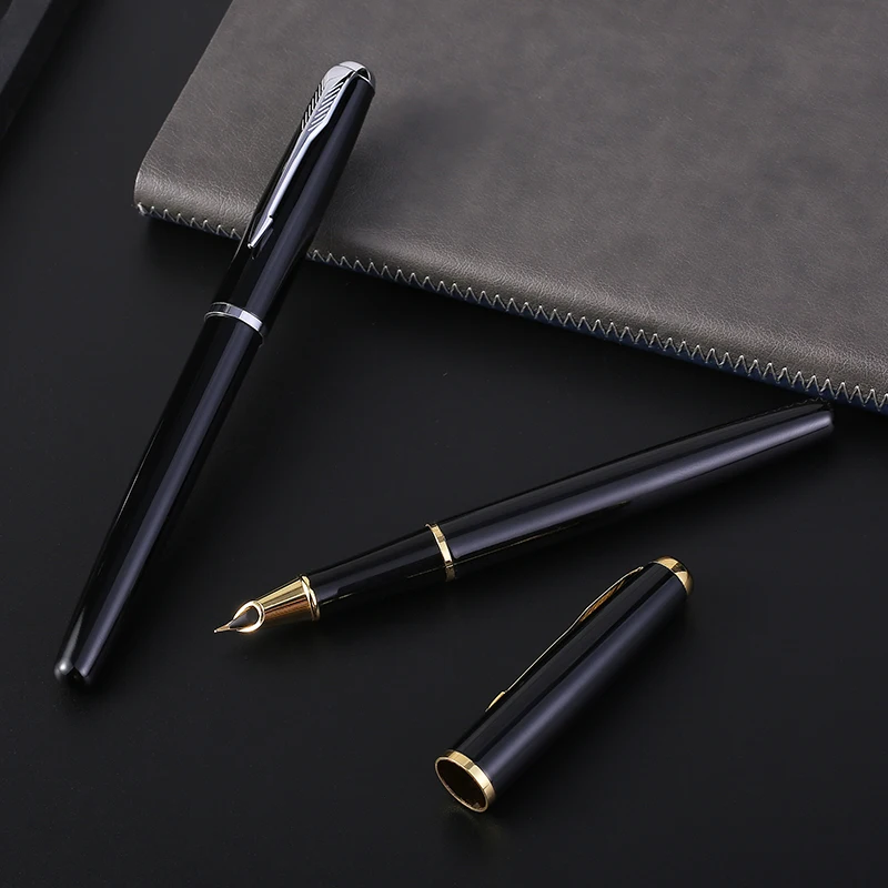 

Guoyi D02 Luxury Ink Fountain Pen 0.38mm Metal High-End Business Office Gifts Mass Customization Logo Signature Pen