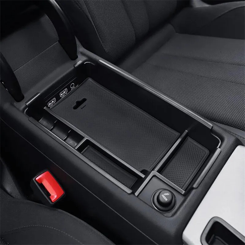 Armrest Storage Box For Audi A4 B9 A5 S4 S5 Center Console Bin Glove Tray Holder Case Car Organizer