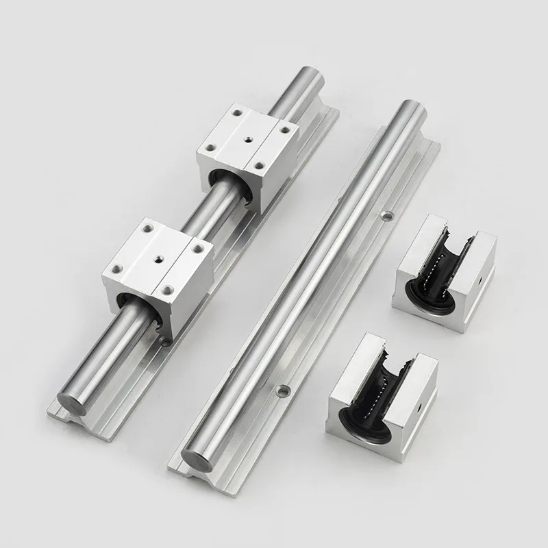 2pcs SBR20 -1300mm Linear Guide Support Rail and 4pcs SBR20UU Linear Bearing Blocks for CNC Router Parts