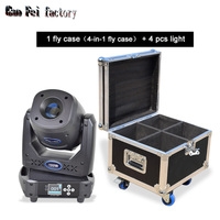 With Flight Case DJ 100W Spot Moving Head Light LED Gobo Projector And Rotat Prism DMX Stage Mobile Lights For Disco Wedding