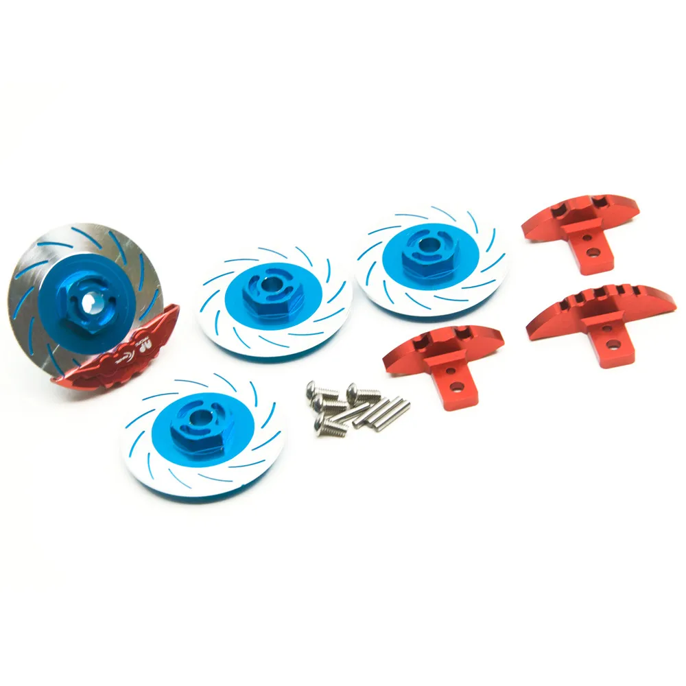 AXSPEED Aluminum Alloy Brake Disc Drive Hub Kit for 1/10 Sakura D4 D3 Simulate Brake RC Crawler Racer Car Upgrade Parts