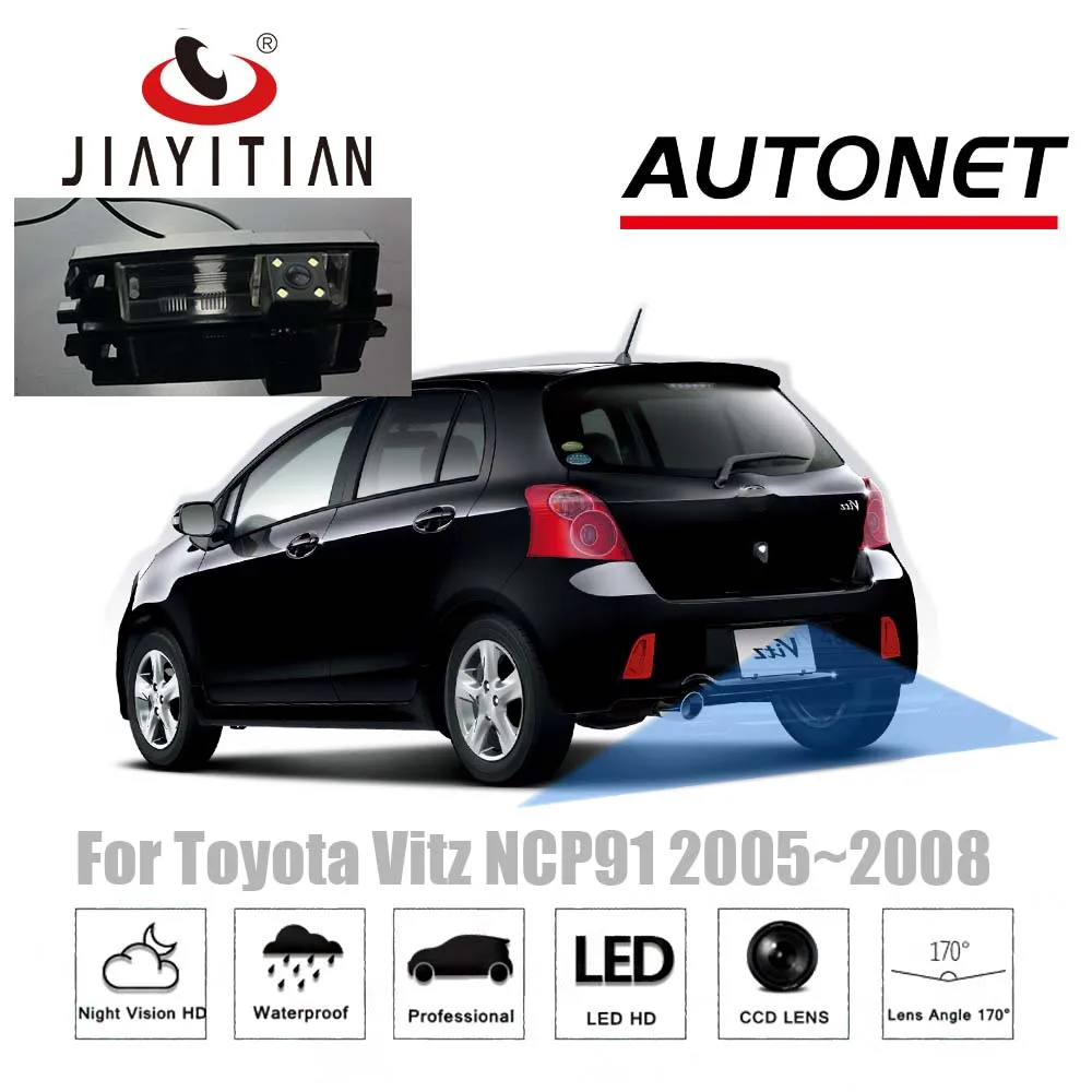 

JIAYITIAN RearView Camera For Toyota Vitz xp90 NCP13 NCP91 2005 2006 2007 2008 CCD HD Night Vision Parking Reverse Backup Camera