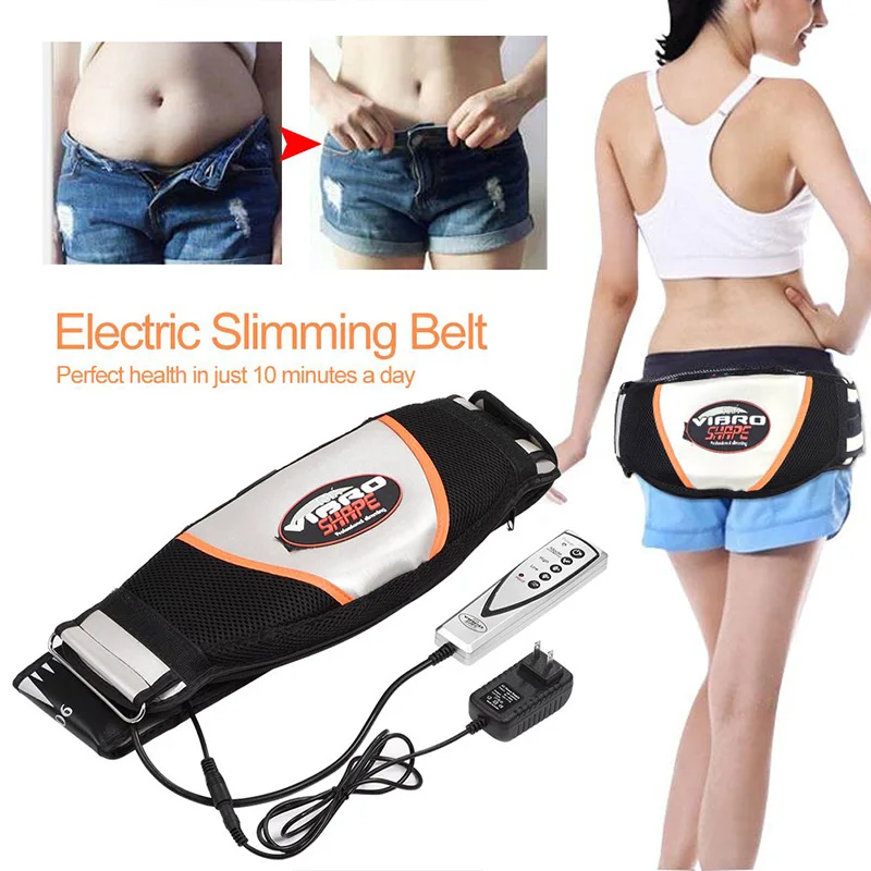 Weight Lose Belt Vibrating Waist Massager Trimmer Slimming Heating Belt Health Care Tools for Shape Slender Belly Abdomen