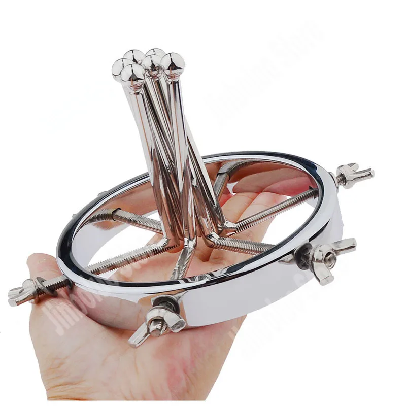 

Extreme Anal Vaginal Dilator Vaginal Speculum Mirror Adult Metal Anus Pussy Dilator Anal SM toy For Woman Butt Expansion Device