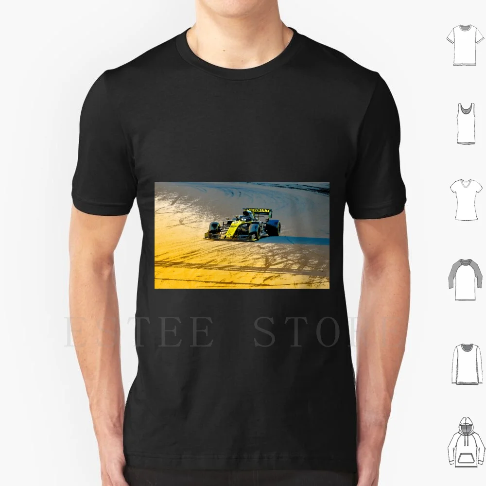 2019 T Shirt Print Cotton Race Car Automobile Racing Motorsport Motor Race Speed Bolide Run Sports Car Yellow