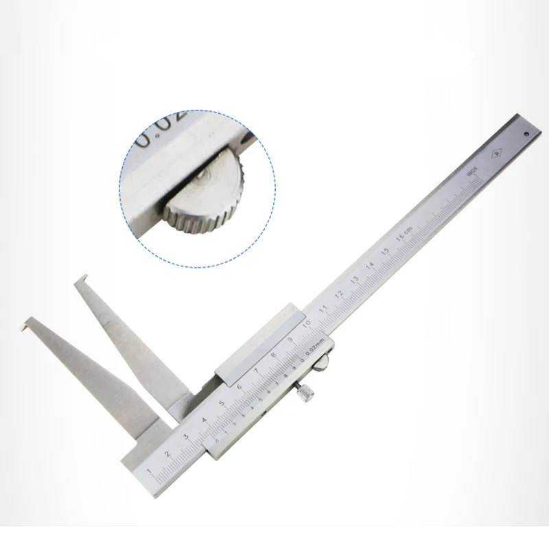 10-160mm  30-300 Inner Groove Caliper Inside Vernier Caliper Stainless Steel Long Claw For Inner Diameter Measurement Tool Gauge