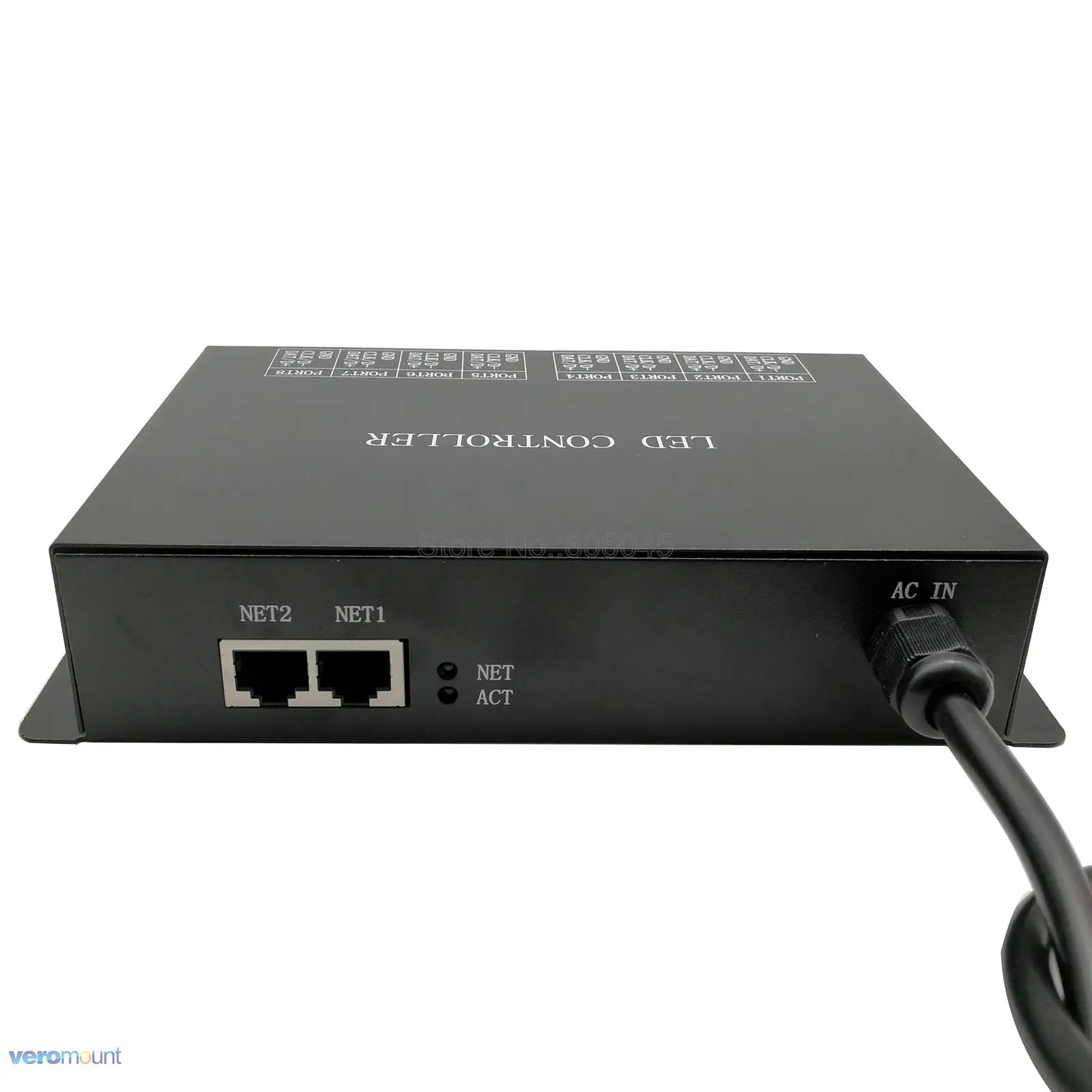 H801RC 8 ports Slave LED Pixel Controller Arbeit mit Computer Netzwerk oder Marster Controller (H803TV oder H803TC) stick 8192 Pixel